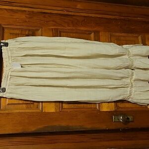 NWT En Creme Ivory Cream Ruffled Bloomers Med